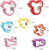 Cookie Cutter Set – 7 Pcs Head Glove Shoe Bows Shapes Food Grade for Kids