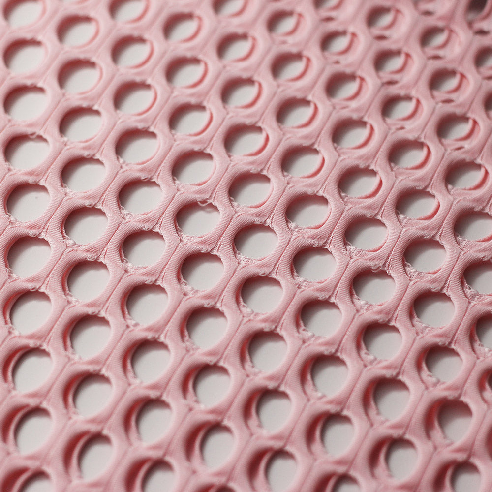 Bella Crochet Polyester Spandex Fabric - Assorted Colors, Solid Crochet Knit, 58/60" Width (1 Yard)