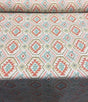 Epachi Panorama Cotton Fabric - Peach Spice Ethnic Pattern, 45" Width (1 Yard)