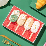 9.5" x 6" x 1.25" Transparent Clear lid White Bakery Boxes with Window Pastry Boxes for Strawberries, Cookies and Desserts
