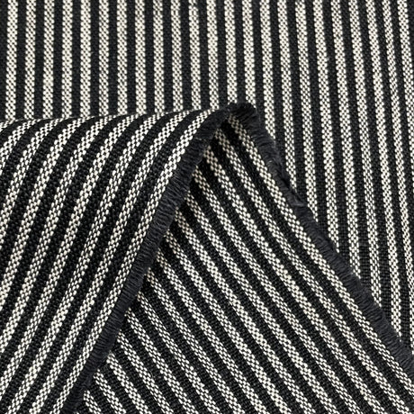 Pure Linen Yarn-Dyed Stripe French Navy