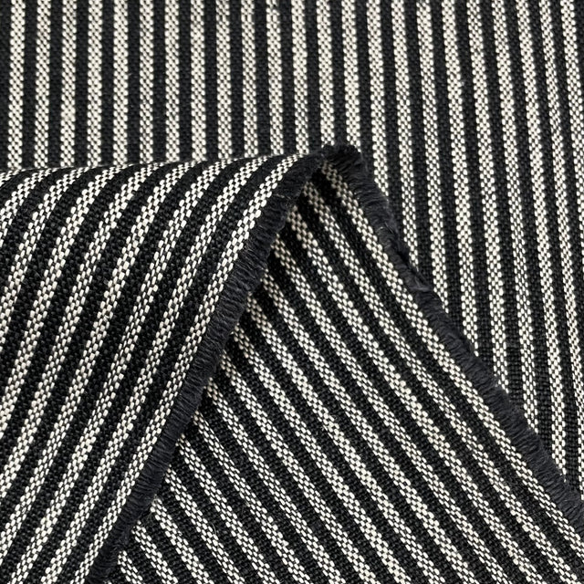 Pure Linen Yarn-Dyed Stripe French Navy