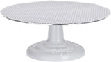 12" Turntable - Standard Decorator's Round - Revolving Cake Turntable / Stand with Cast Iron Base and Aluminum Top