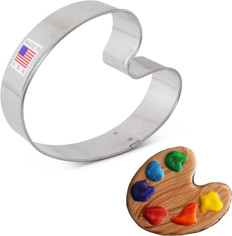 Ann Clark Paint Palette Cookie Cutter, 3.5"