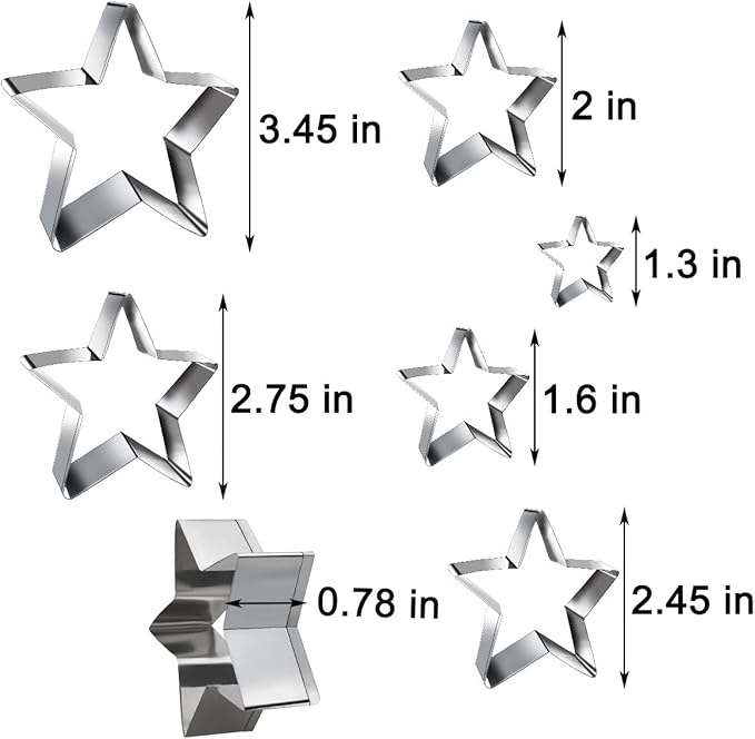 12-Piece Round Cookie Cutter Set – Stainless Steel Circle Biscuit & Pastry Cutters