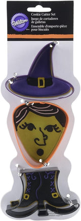 Wilton Witch Metal Halloween Cookie Cutter Set 3pc
