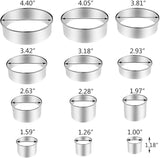 12-Piece Round Cookie Cutter Set – Stainless Steel Circle Biscuit & Pastry Cutters