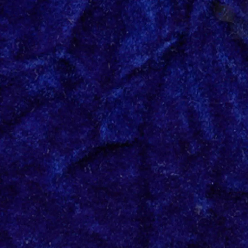 Royal Blue Flocking Crushed Velvet Upholstery Fabric