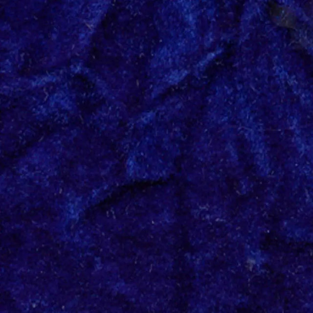 Royal Blue Flocking Crushed Velvet Upholstery Fabric