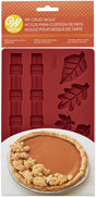 Wilton Autumn Leaves Pie Crust Mold Silicone, 8-Cavity