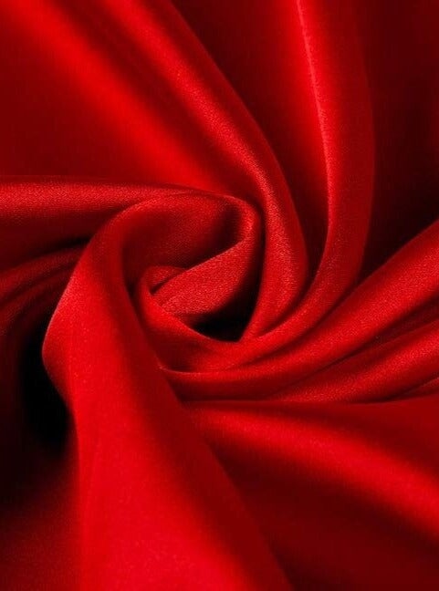 Red Duchesse Satin
