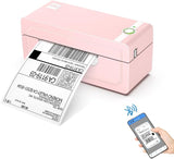 JADENS Bluetooth Thermal Label Printer, 4x6 Wireless Label Printer for Shipping Packages, Support Android, iOS, Mac OS, and Windows