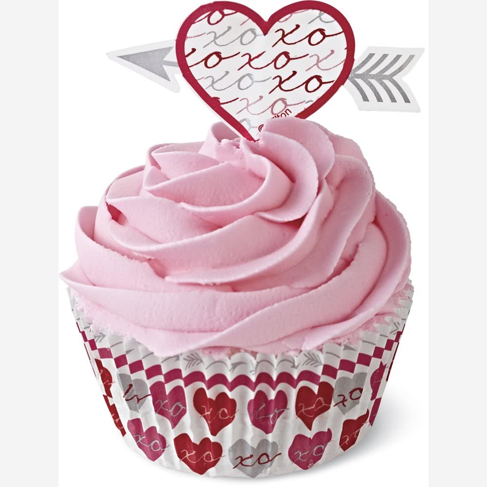 Wilton Valentine Baking Cups and Picks Set