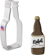 Ann Clark Beer Soda Bottle Cookie Cutter, 4.5"
