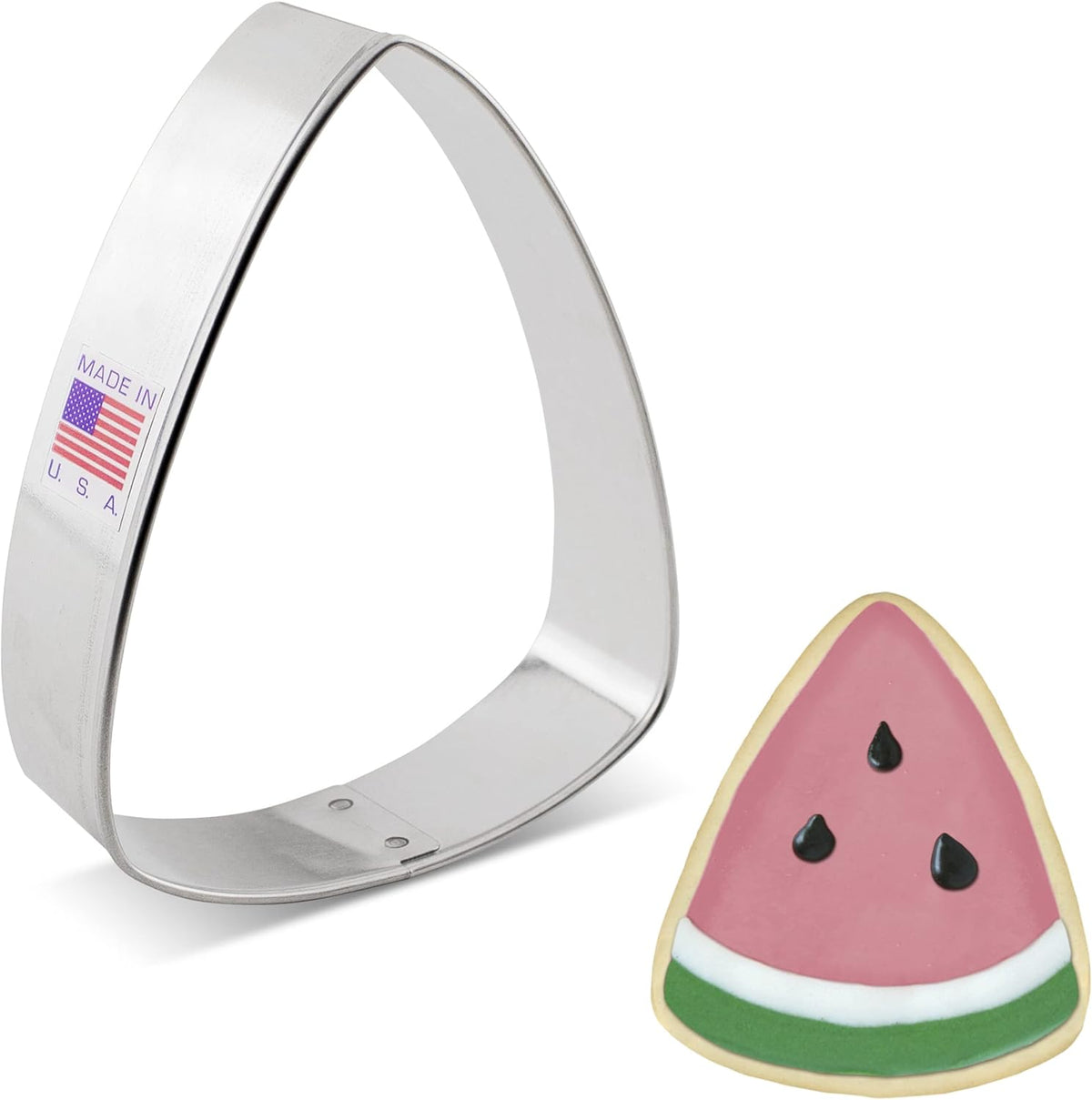 Ann Clark Watermelon Slice Cookie Cutter, 3.75" Candy Corn, Ghost, Pumpkin Pie,