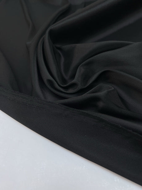 Black Acetate Viscose Lining