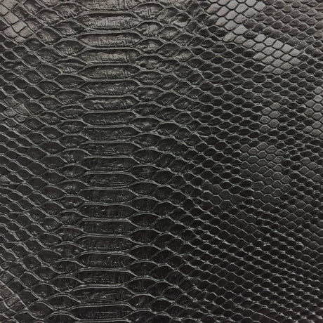 Viper Sopythana Faux Snake Skin Vinyl Fabric - Faux Snake Skin Vinyl Fabric, 52/54" Width, 1.0 MM Thickness, 100% Polyester, +100,000 Double Rubs (1 Yard)