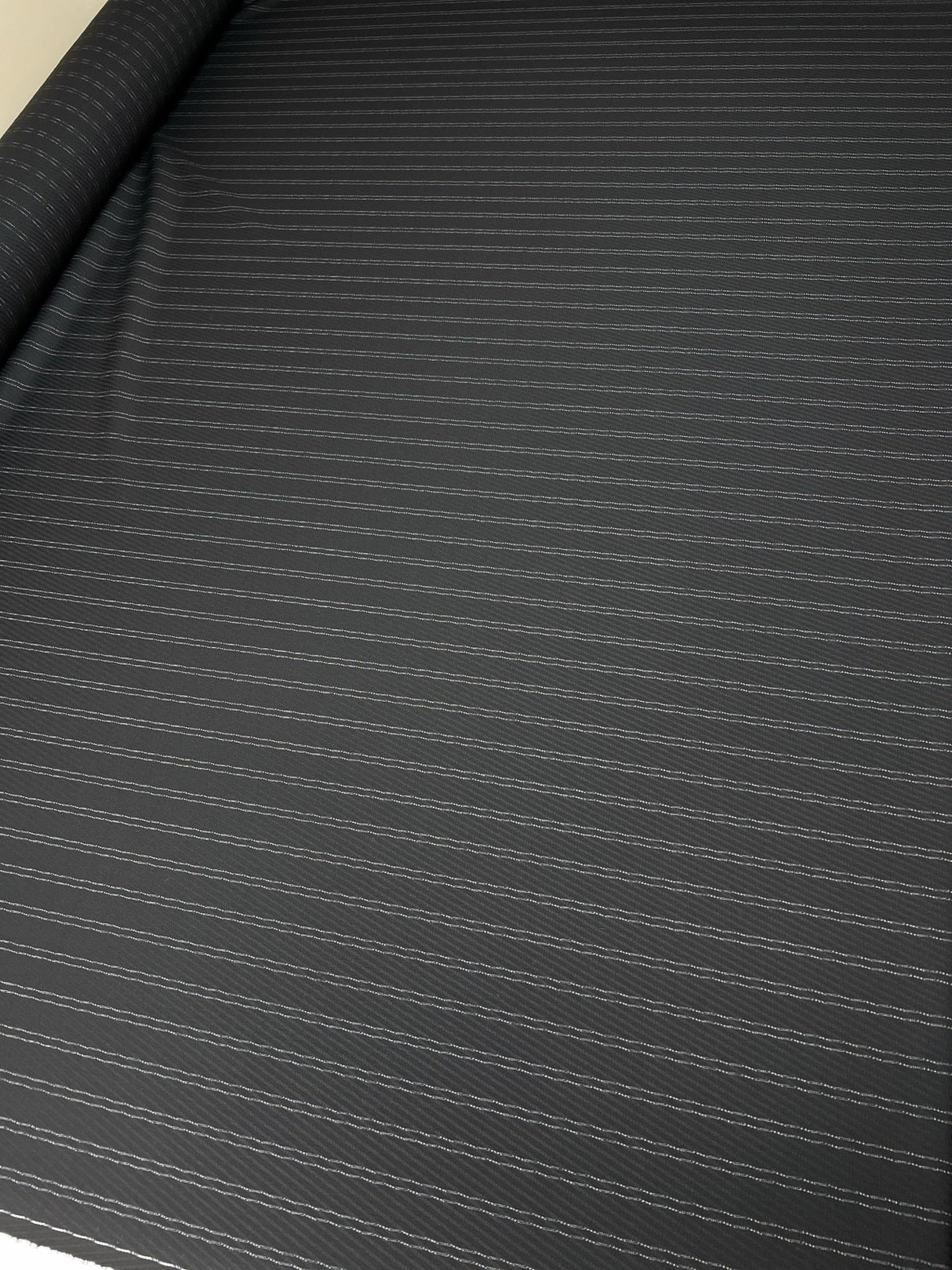 Wool Jacquard Striped Fabric