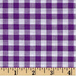 1/4″ Inch Purple Checkered Gingham Poly Cotton Fabric,