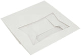 8" x 5 3/4" x 2 1/2" H White Bakery Treat Boxes with Window Pastry Boxes for Cakes, Cookies and Desserts