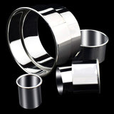 12-Piece Round Cookie Cutter Set – Stainless Steel Circle Biscuit & Pastry Cutters