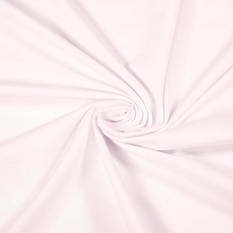 Cotton Spandex Jersey Knit Fabric Ivory