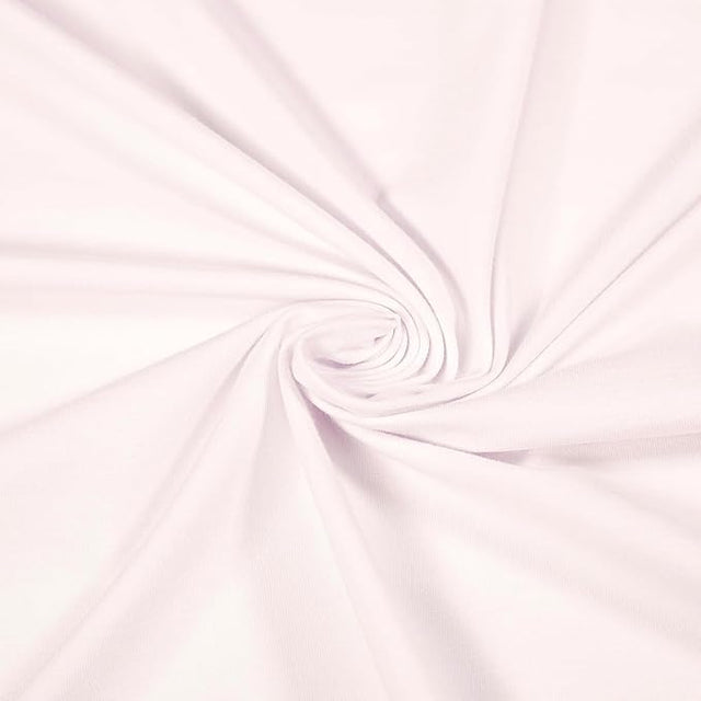 Cotton Spandex Jersey Knit Fabric Ivory