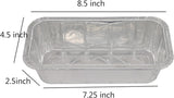 2 lb. Aluminum Foil Loaf Pan - 8 3/4" x 4 1/2" x 2.5"