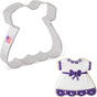 Ann Clark Baby Dress Cookie Cutter, 3.75"