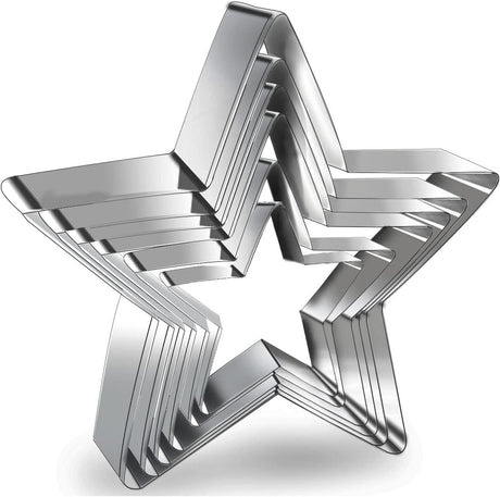 12-Piece Round Cookie Cutter Set – Stainless Steel Circle Biscuit & Pastry Cutters