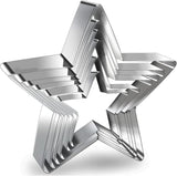 12-Piece Round Cookie Cutter Set – Stainless Steel Circle Biscuit & Pastry Cutters