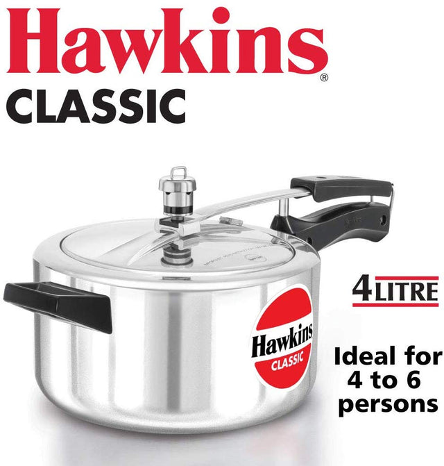 Hawkins Classic Pressure Cooker 4 Litre