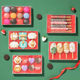 9.5" x 6" x 1.25" Transparent Clear lid White Bakery Boxes with Window Pastry Boxes for Strawberries, Cookies and Desserts