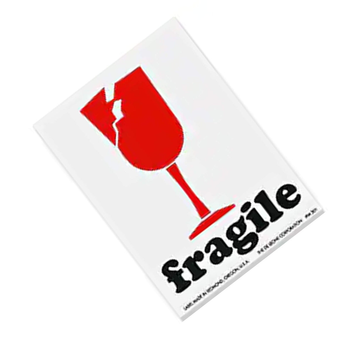 Spacious 3" x 4" Glass Labels 500 Labels per Roll