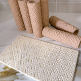 Angela Morrison Vintage Bloom Textured Rolling Pin, 9"
