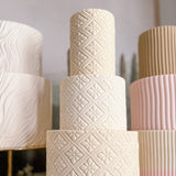 Angela Morrison Vintage Bloom Textured Rolling Pin, 9"