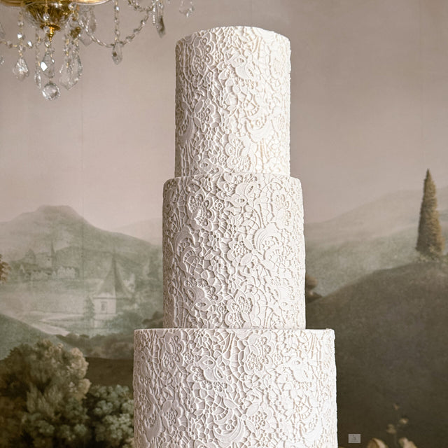 Angela Morrison Lace Royale Textured Rolling Pin, 9"