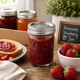 Ball Quilted Crystal Regular Mouth Mason Jars, 8 oz. - Case of 12