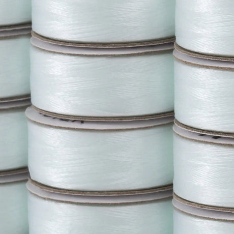 Poly Bobbins 621 Lace White M-Style 12 Pack