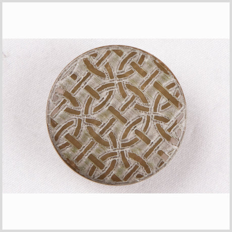 Green Gray Plastic Button - 36L/23mm