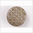 Green Gray Plastic Coat Button - 44L/28mm