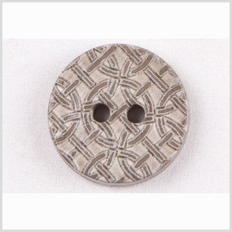 Gray Celtic Plastic Coat Button - 44L/28mm