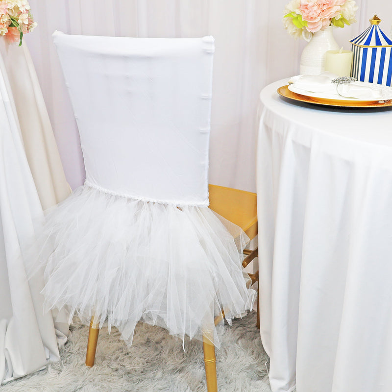 Spandex Chiavari Chair Cover White