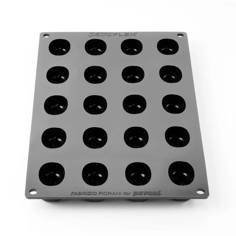 Pavoni Pavoflex PX3231 Coffee Bean Silicone Mold, 20 Cavities