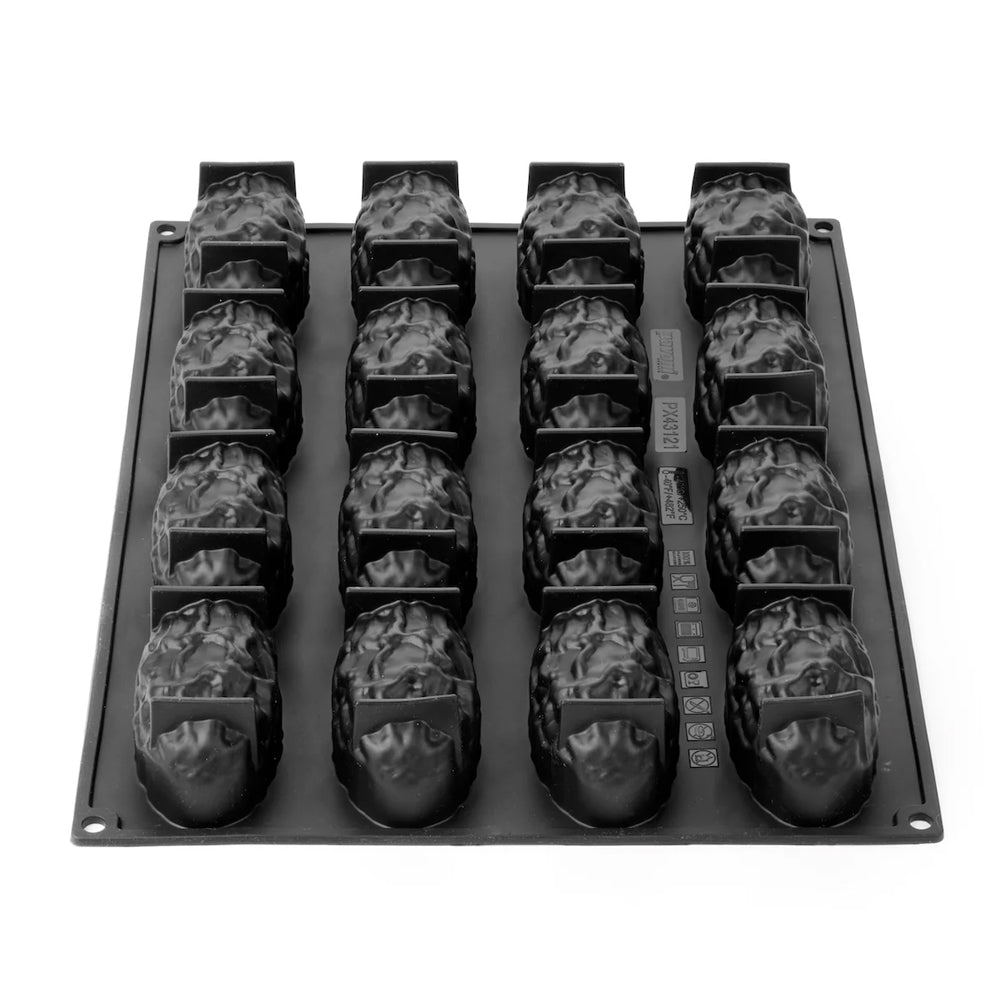 Pavoni Pavoflex PX43121 Date Silicone Mold, 16 Cavities