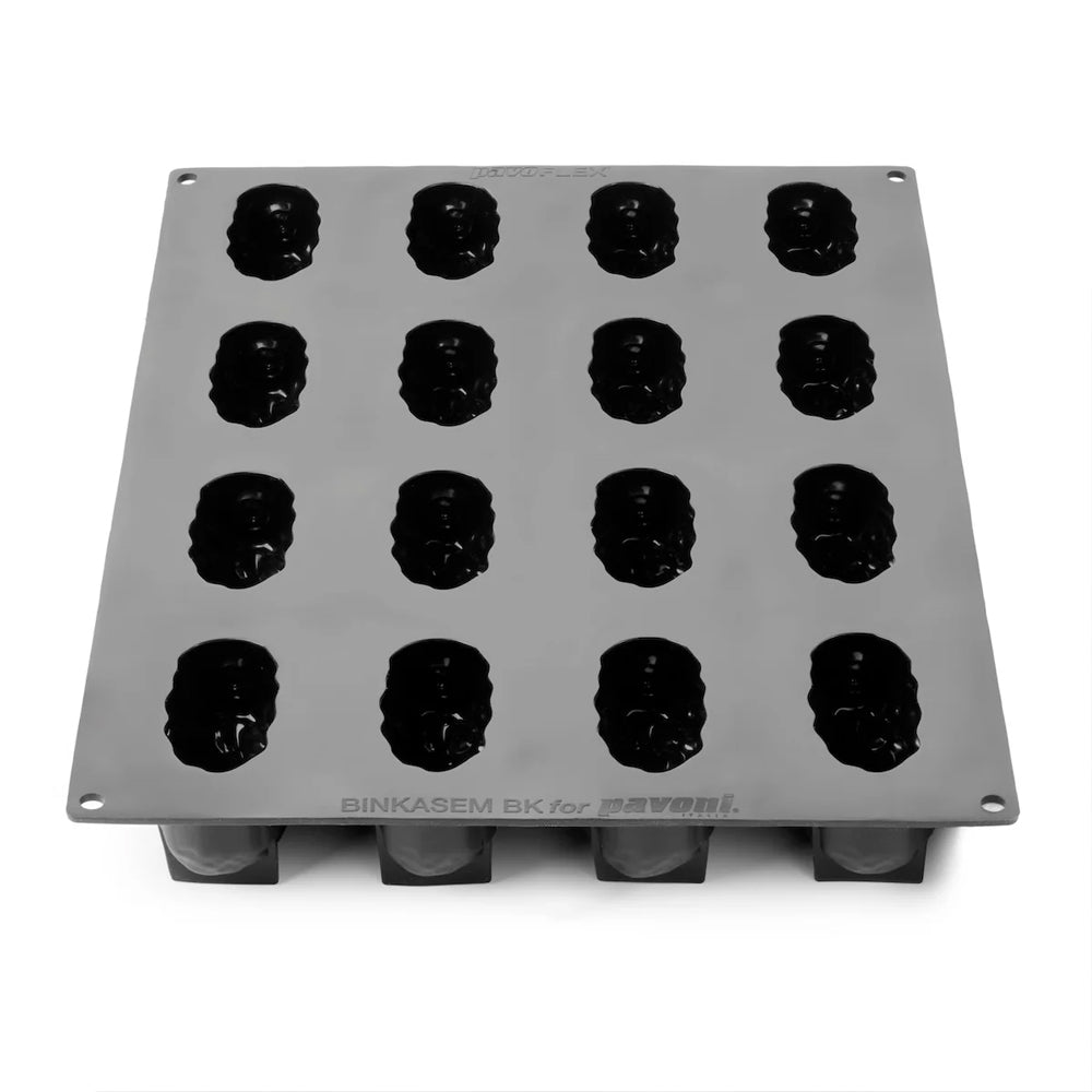 Pavoni Pavoflex PX43121 Date Silicone Mold, 16 Cavities