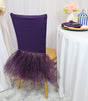 Spandex Chiavari Chair Cover Eggplant