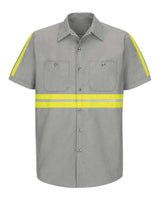 Red Kap Men's Enhanced Visibility Industrial Work Shirt