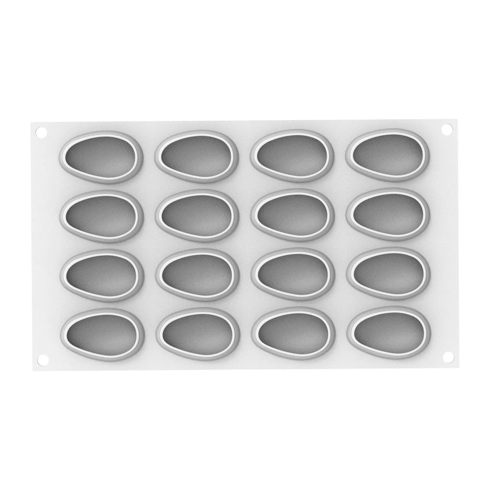 Silikomart MANGO 30 Silicone Mold, 16 Cavities