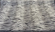 Burchellz Chenille Upholstery Fabric - Black Gray Off White Horizontal Pattern, 58" Width (1 Yard)